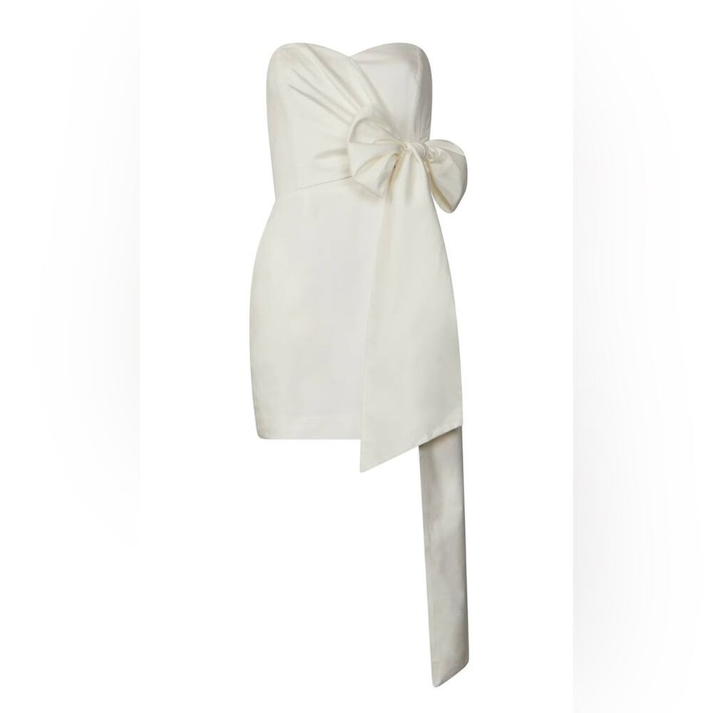 NWT French Connection Strapless Tie Mini Dress - Picture 5 of 6